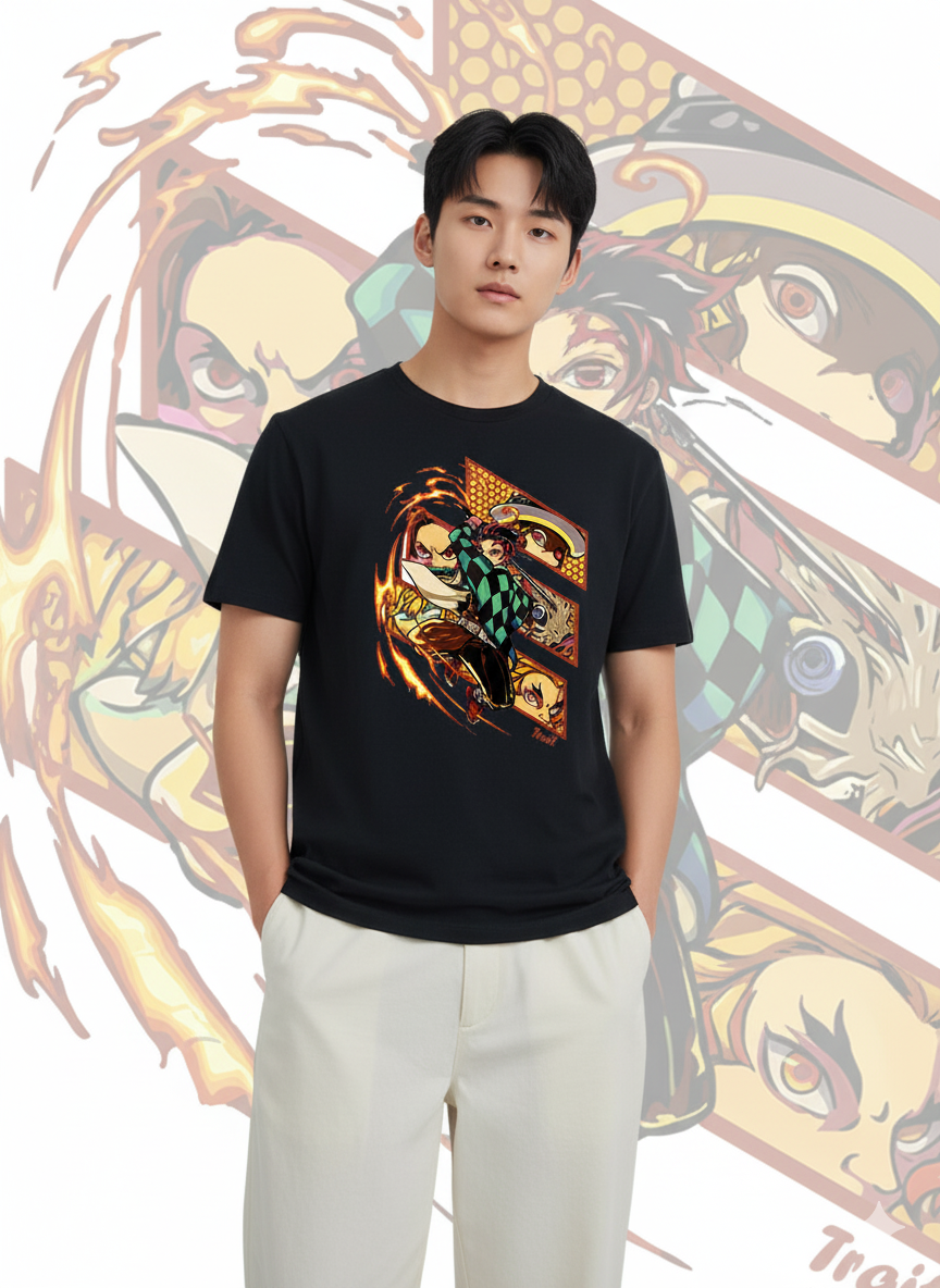 Anime Dropshoulder Demon Slyer Edition